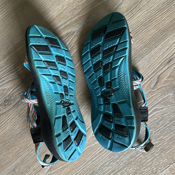Chaco ZX/2 Girls Size 3 Yampa Fiesta Rainbow 🌈 Dual Strap Sandals - Picture 6 of 8